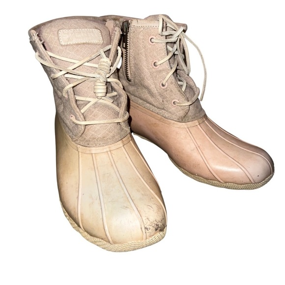 Sperry Women’s Saltwater Duck Boots Size 7.5 - Picture 1 of 15